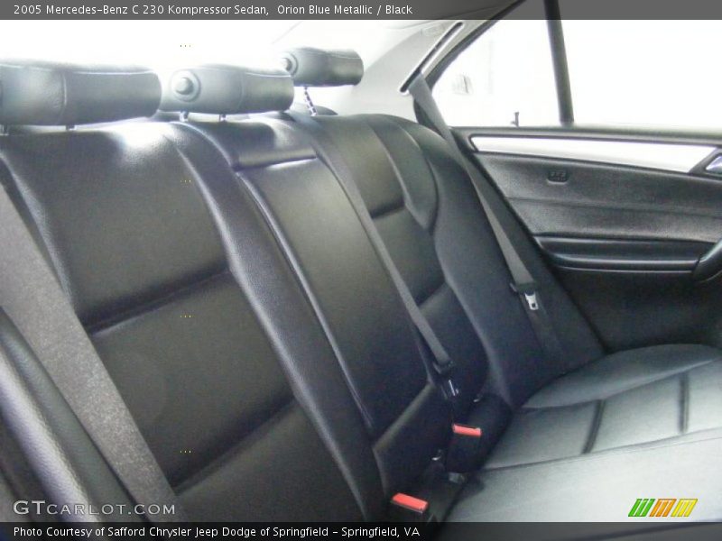 Orion Blue Metallic / Black 2005 Mercedes-Benz C 230 Kompressor Sedan