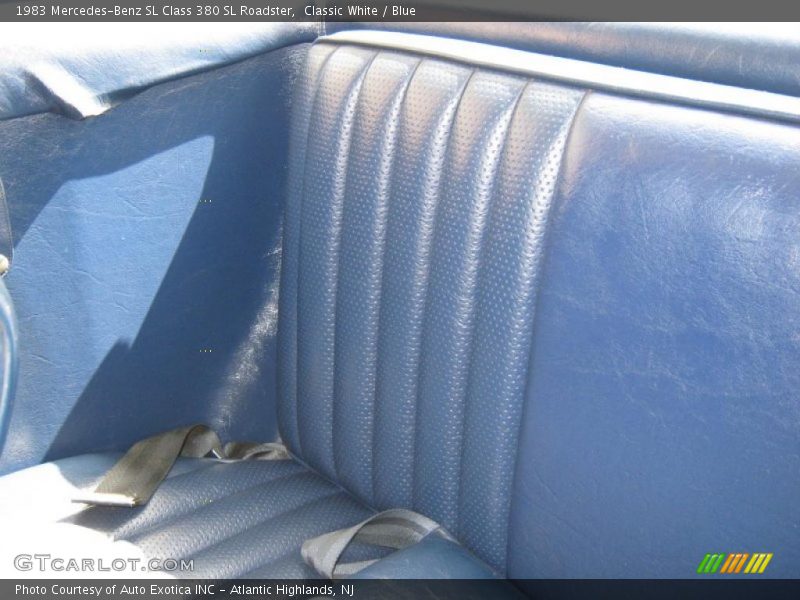 Classic White / Blue 1983 Mercedes-Benz SL Class 380 SL Roadster