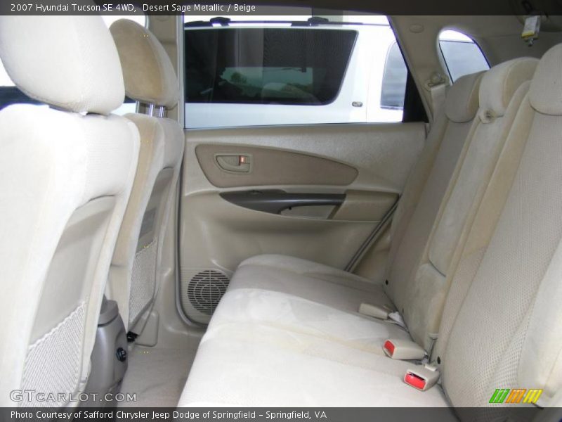 Desert Sage Metallic / Beige 2007 Hyundai Tucson SE 4WD