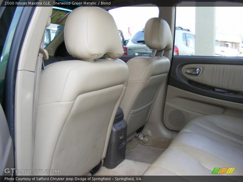 Sherwood Green Metallic / Blond 2000 Nissan Maxima GLE
