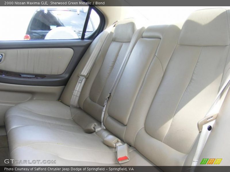 Sherwood Green Metallic / Blond 2000 Nissan Maxima GLE