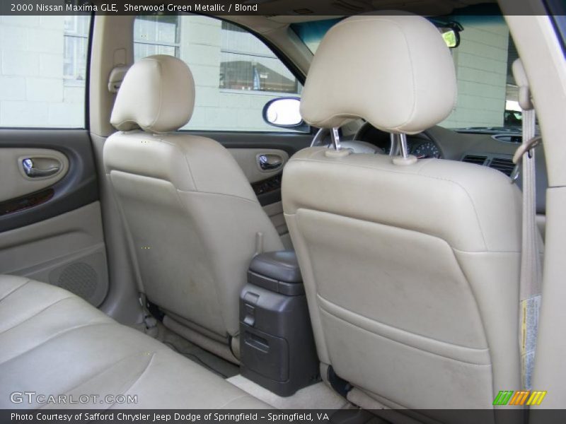 Sherwood Green Metallic / Blond 2000 Nissan Maxima GLE