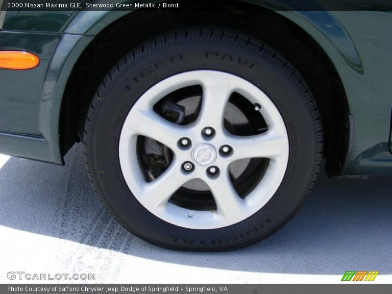 Sherwood Green Metallic / Blond 2000 Nissan Maxima GLE