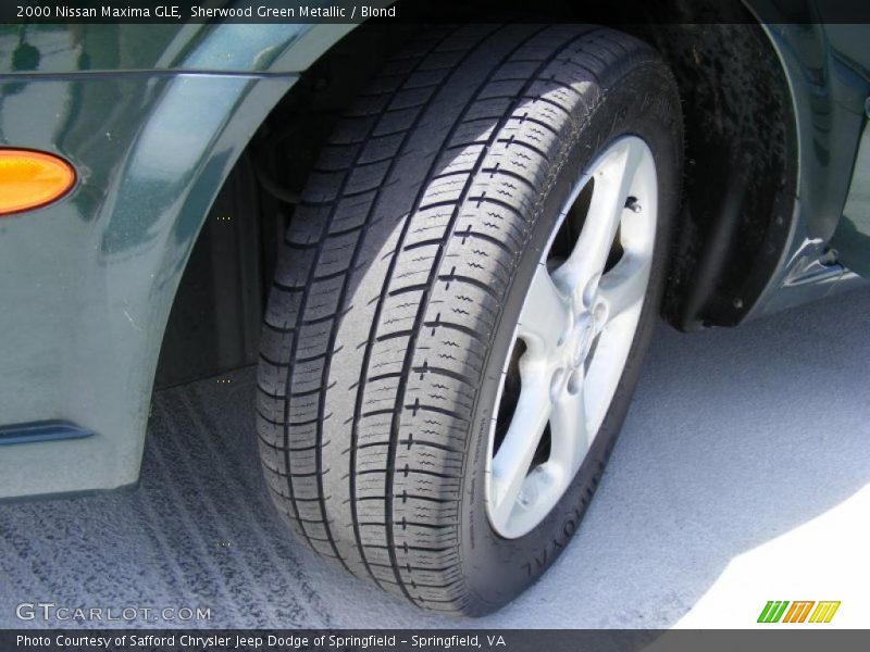 Sherwood Green Metallic / Blond 2000 Nissan Maxima GLE