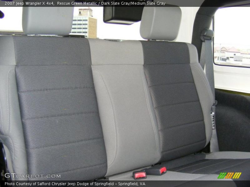 Rescue Green Metallic / Dark Slate Gray/Medium Slate Gray 2007 Jeep Wrangler X 4x4