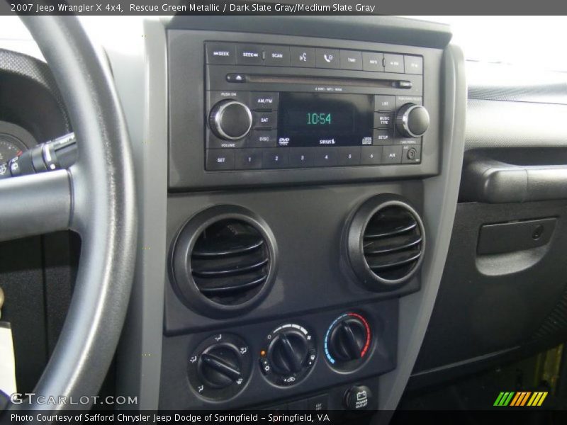 Rescue Green Metallic / Dark Slate Gray/Medium Slate Gray 2007 Jeep Wrangler X 4x4