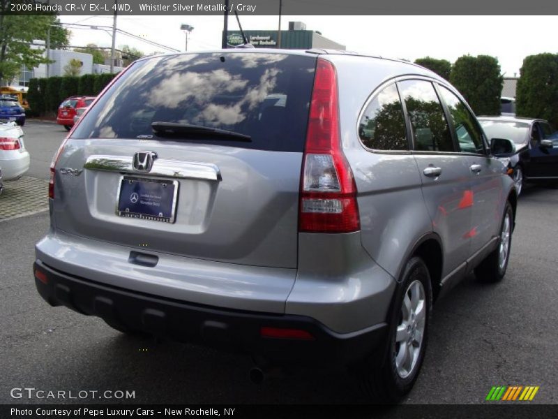 Whistler Silver Metallic / Gray 2008 Honda CR-V EX-L 4WD