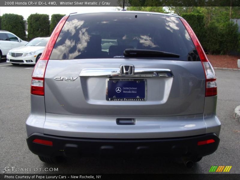 Whistler Silver Metallic / Gray 2008 Honda CR-V EX-L 4WD