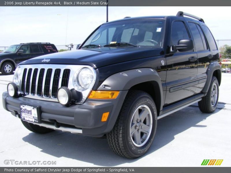 Black / Medium Slate Gray 2006 Jeep Liberty Renegade 4x4