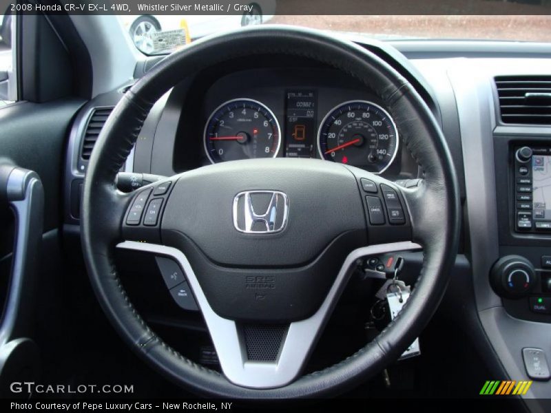Whistler Silver Metallic / Gray 2008 Honda CR-V EX-L 4WD