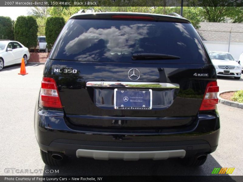 Black / Black 2007 Mercedes-Benz ML 350 4Matic