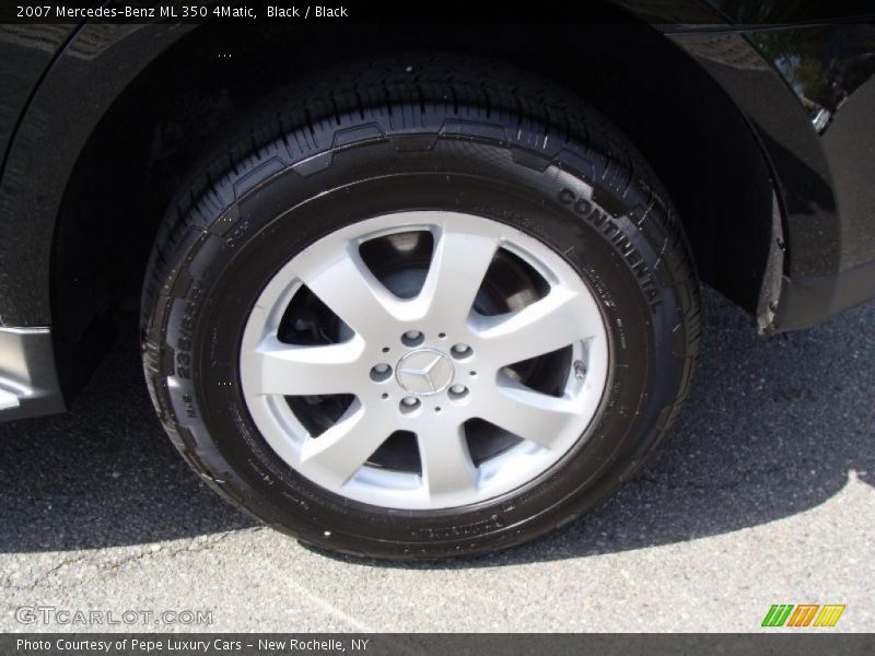 Black / Black 2007 Mercedes-Benz ML 350 4Matic