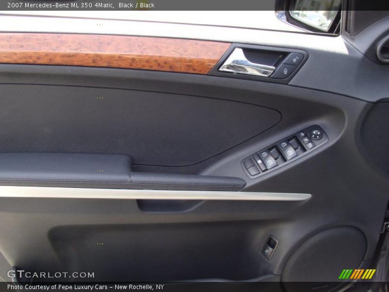 Black / Black 2007 Mercedes-Benz ML 350 4Matic