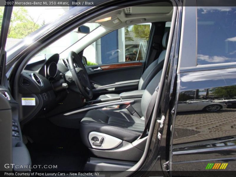 Black / Black 2007 Mercedes-Benz ML 350 4Matic