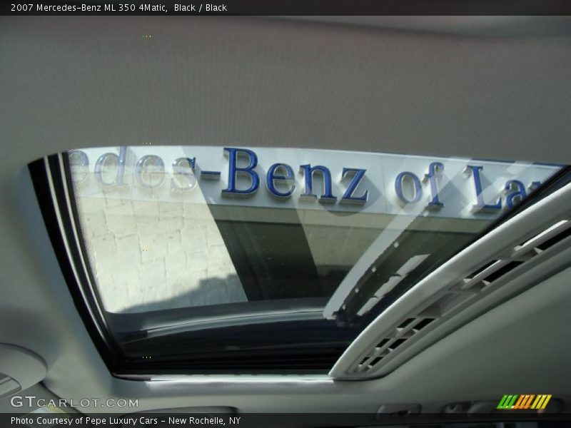 Black / Black 2007 Mercedes-Benz ML 350 4Matic