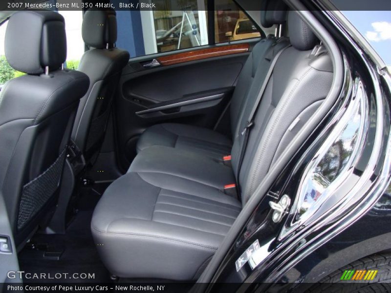 Black / Black 2007 Mercedes-Benz ML 350 4Matic