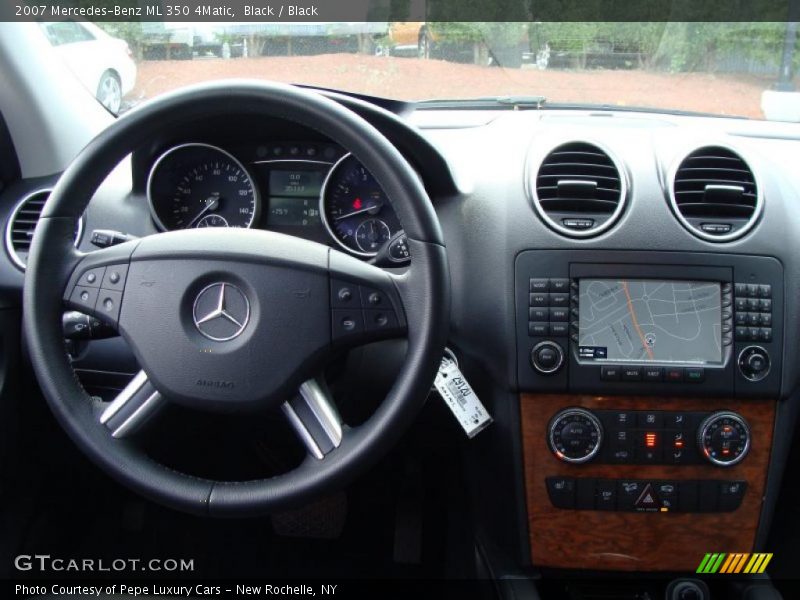 Black / Black 2007 Mercedes-Benz ML 350 4Matic