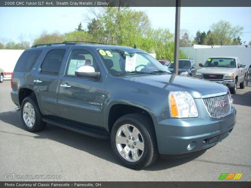 Stealth Gray Metallic / Ebony 2008 GMC Yukon SLT 4x4