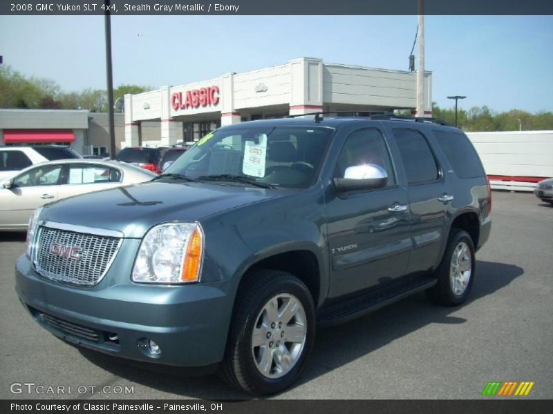 Stealth Gray Metallic / Ebony 2008 GMC Yukon SLT 4x4