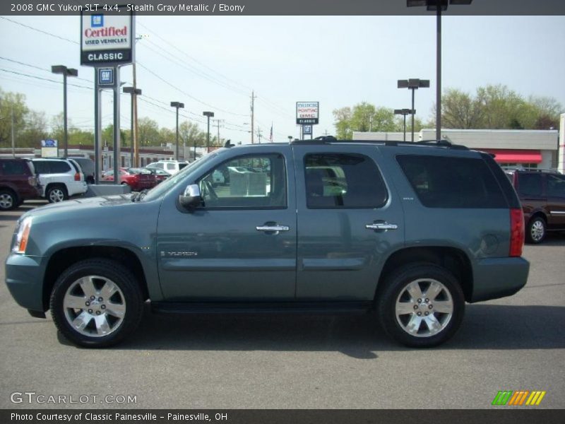 Stealth Gray Metallic / Ebony 2008 GMC Yukon SLT 4x4