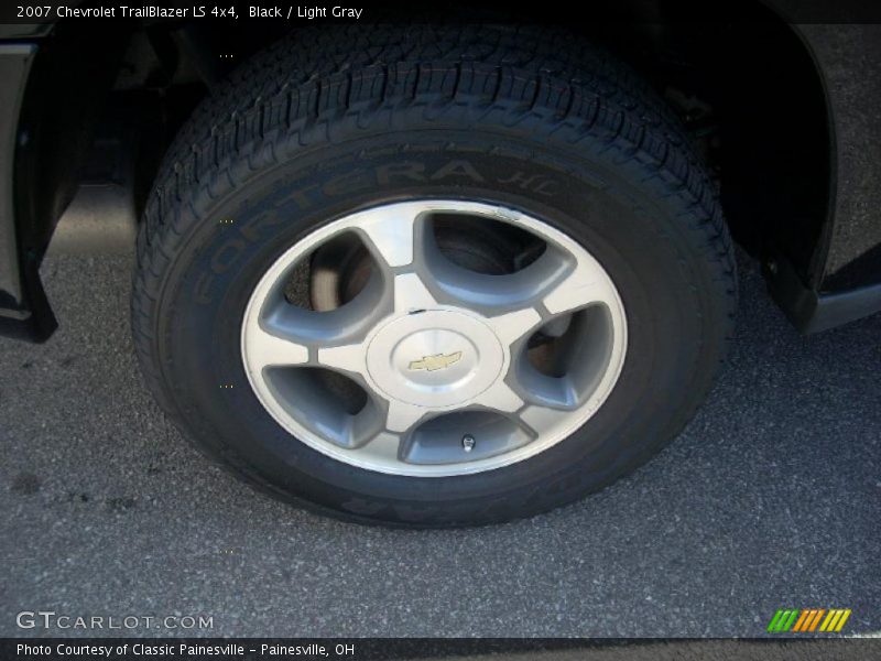 Black / Light Gray 2007 Chevrolet TrailBlazer LS 4x4