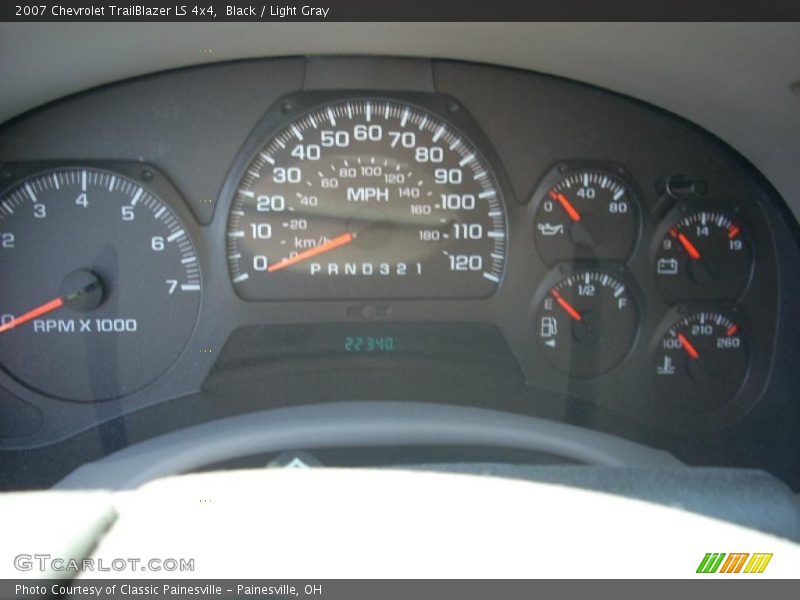 Black / Light Gray 2007 Chevrolet TrailBlazer LS 4x4