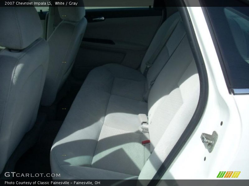 White / Gray 2007 Chevrolet Impala LS