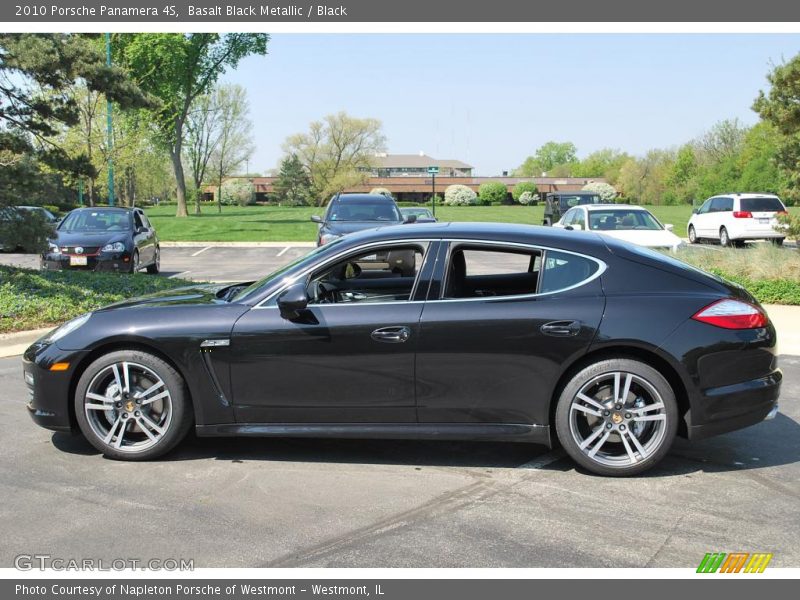 Basalt Black Metallic / Black 2010 Porsche Panamera 4S