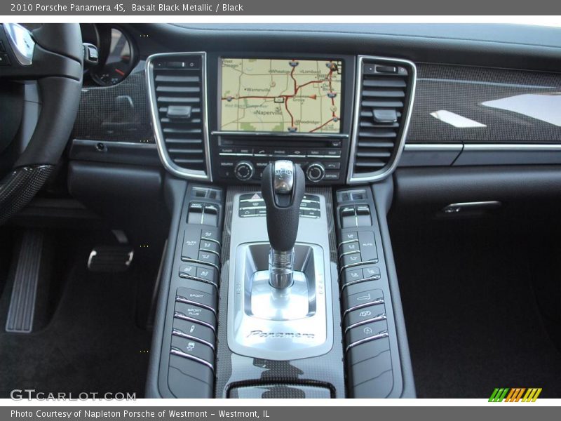 Basalt Black Metallic / Black 2010 Porsche Panamera 4S