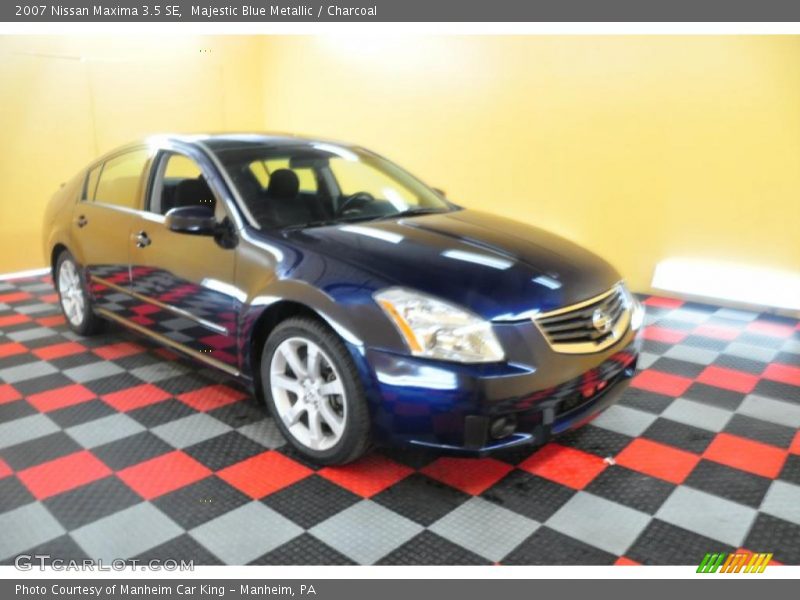 Majestic Blue Metallic / Charcoal 2007 Nissan Maxima 3.5 SE