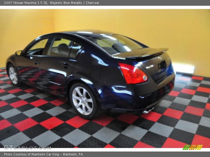 Majestic Blue Metallic / Charcoal 2007 Nissan Maxima 3.5 SE