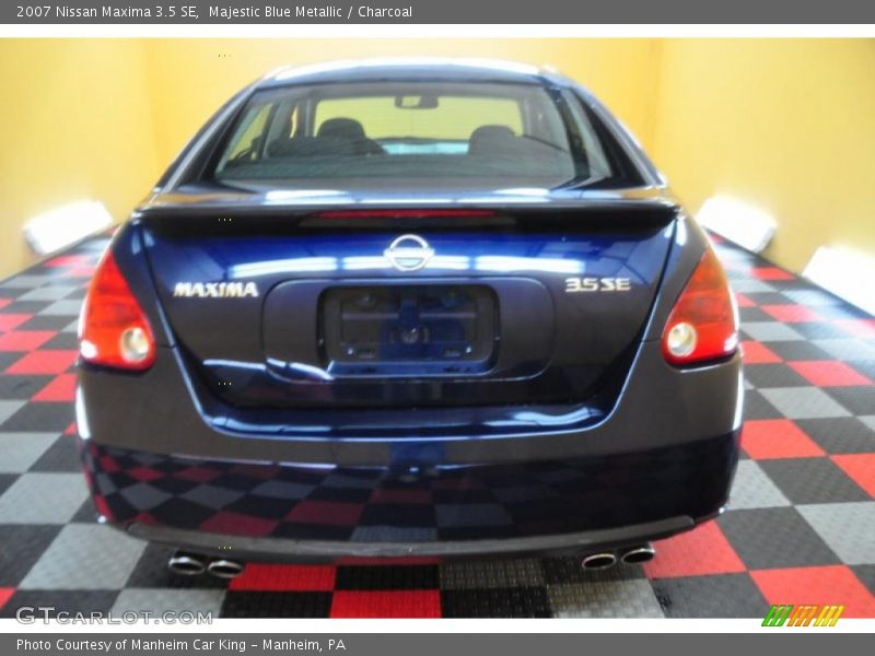 Majestic Blue Metallic / Charcoal 2007 Nissan Maxima 3.5 SE
