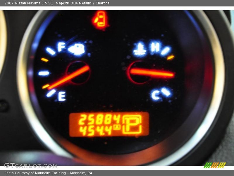 Majestic Blue Metallic / Charcoal 2007 Nissan Maxima 3.5 SE