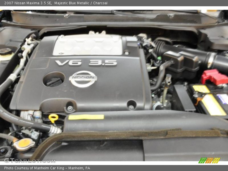Majestic Blue Metallic / Charcoal 2007 Nissan Maxima 3.5 SE