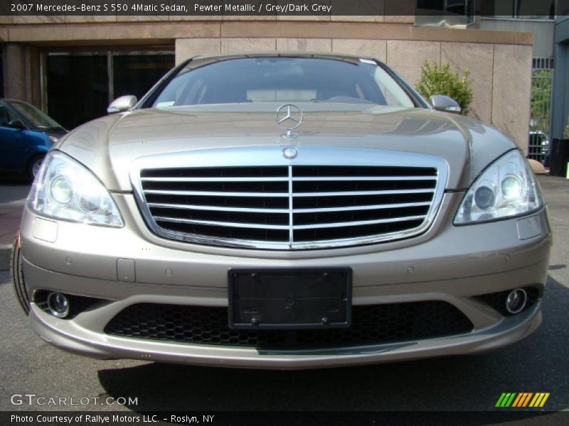 Pewter Metallic / Grey/Dark Grey 2007 Mercedes-Benz S 550 4Matic Sedan