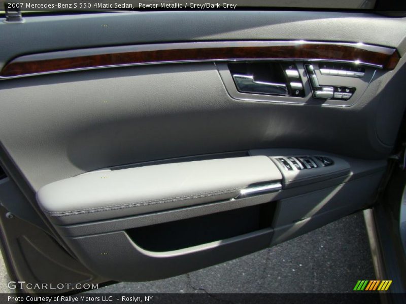 Pewter Metallic / Grey/Dark Grey 2007 Mercedes-Benz S 550 4Matic Sedan