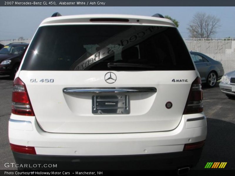 Alabaster White / Ash Grey 2007 Mercedes-Benz GL 450