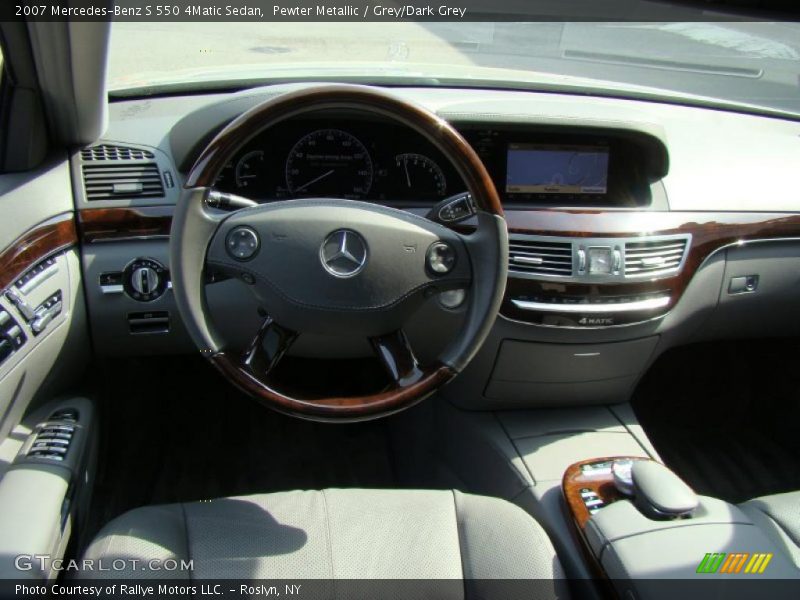 Pewter Metallic / Grey/Dark Grey 2007 Mercedes-Benz S 550 4Matic Sedan