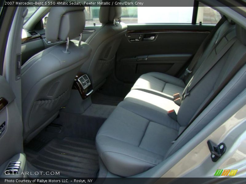 Pewter Metallic / Grey/Dark Grey 2007 Mercedes-Benz S 550 4Matic Sedan