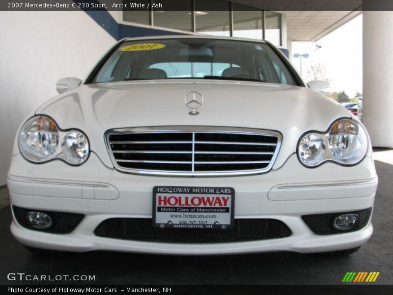 Arctic White / Ash 2007 Mercedes-Benz C 230 Sport