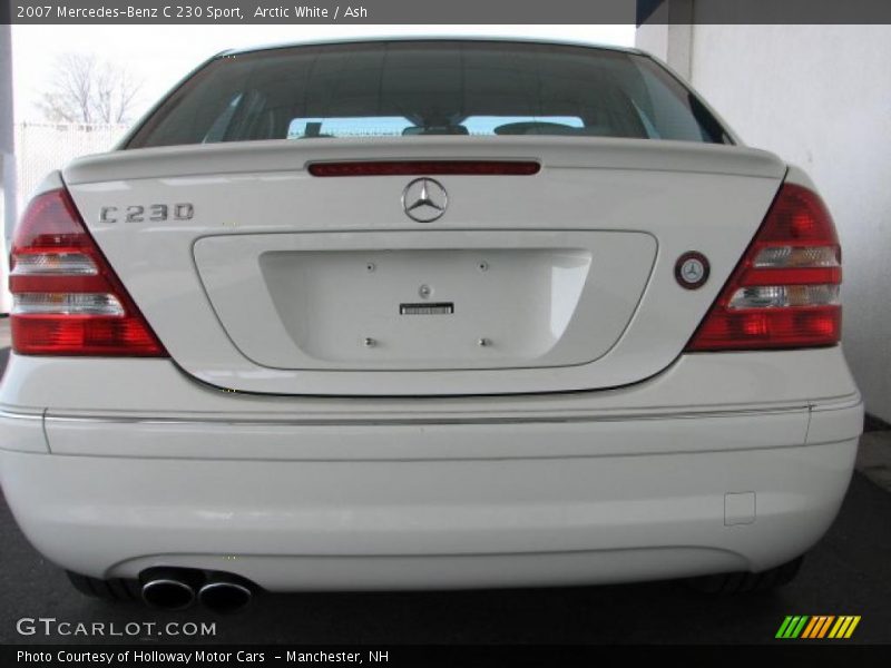 Arctic White / Ash 2007 Mercedes-Benz C 230 Sport