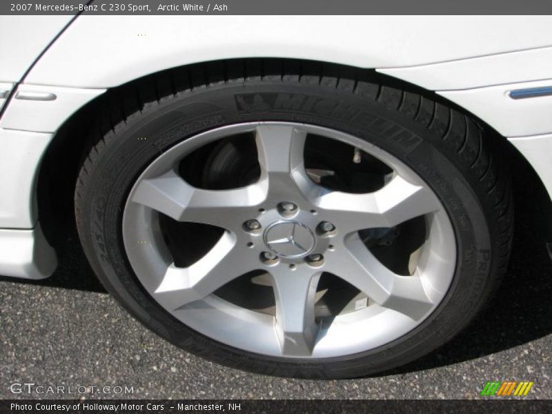 Arctic White / Ash 2007 Mercedes-Benz C 230 Sport
