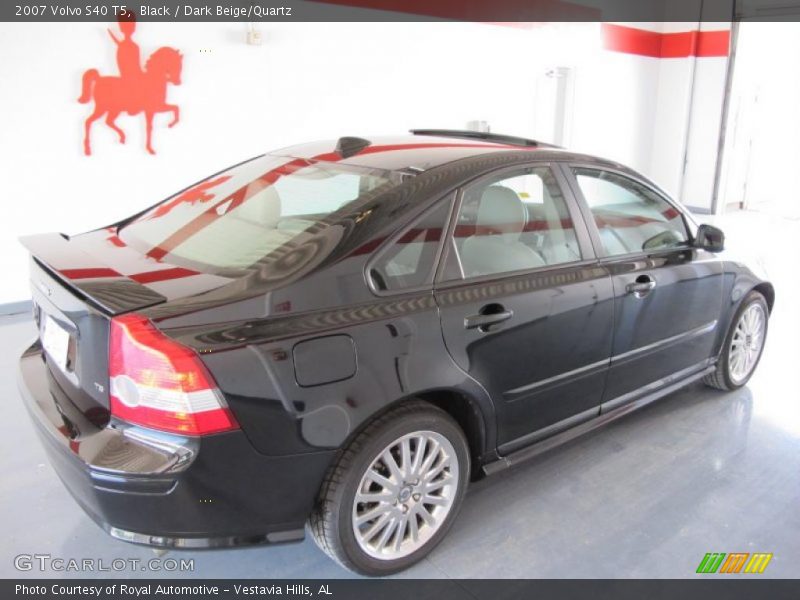 Black / Dark Beige/Quartz 2007 Volvo S40 T5