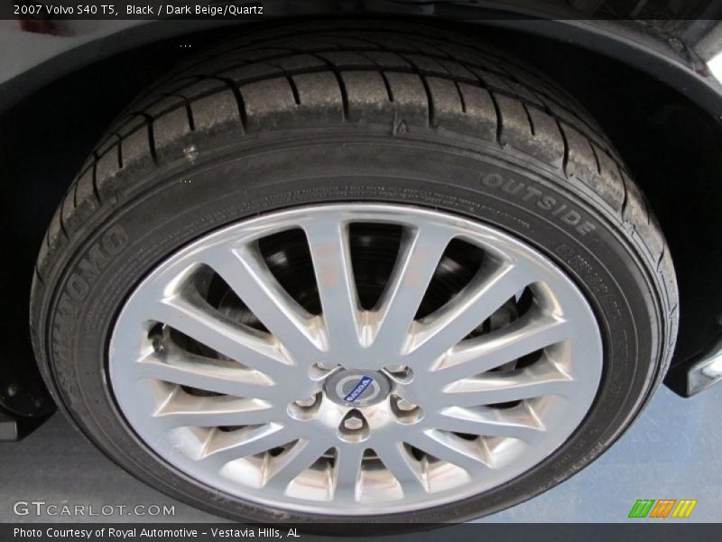 Black / Dark Beige/Quartz 2007 Volvo S40 T5