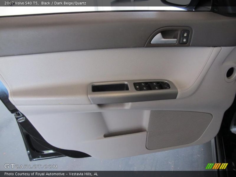 Black / Dark Beige/Quartz 2007 Volvo S40 T5