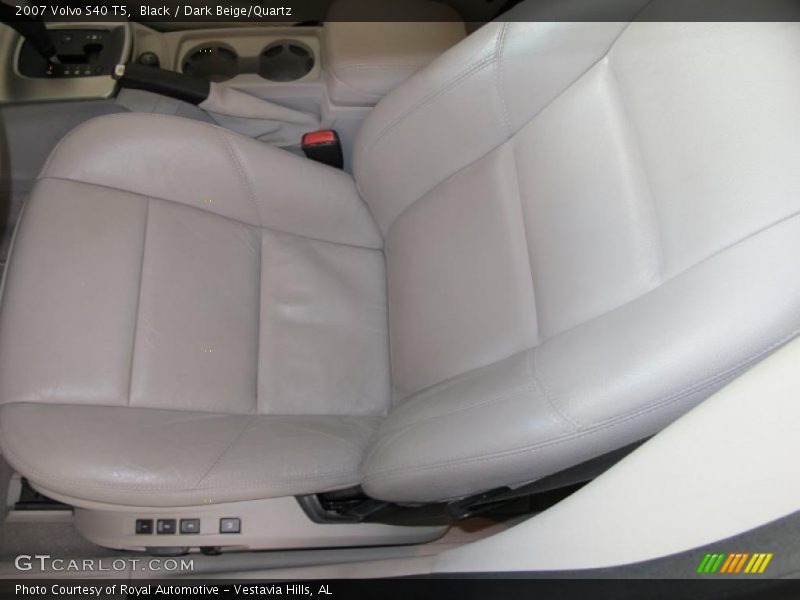 Black / Dark Beige/Quartz 2007 Volvo S40 T5