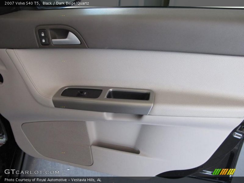 Black / Dark Beige/Quartz 2007 Volvo S40 T5