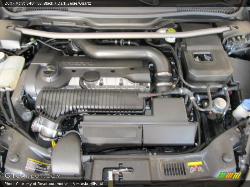 Black / Dark Beige/Quartz 2007 Volvo S40 T5