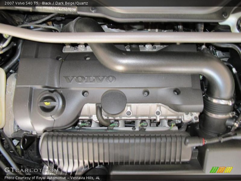 Black / Dark Beige/Quartz 2007 Volvo S40 T5