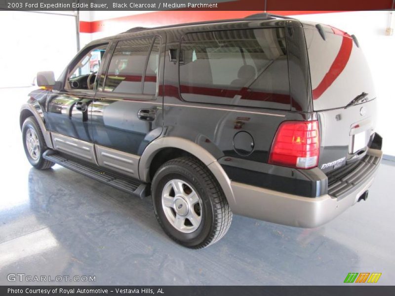 Black Clearcoat / Medium Parchment 2003 Ford Expedition Eddie Bauer